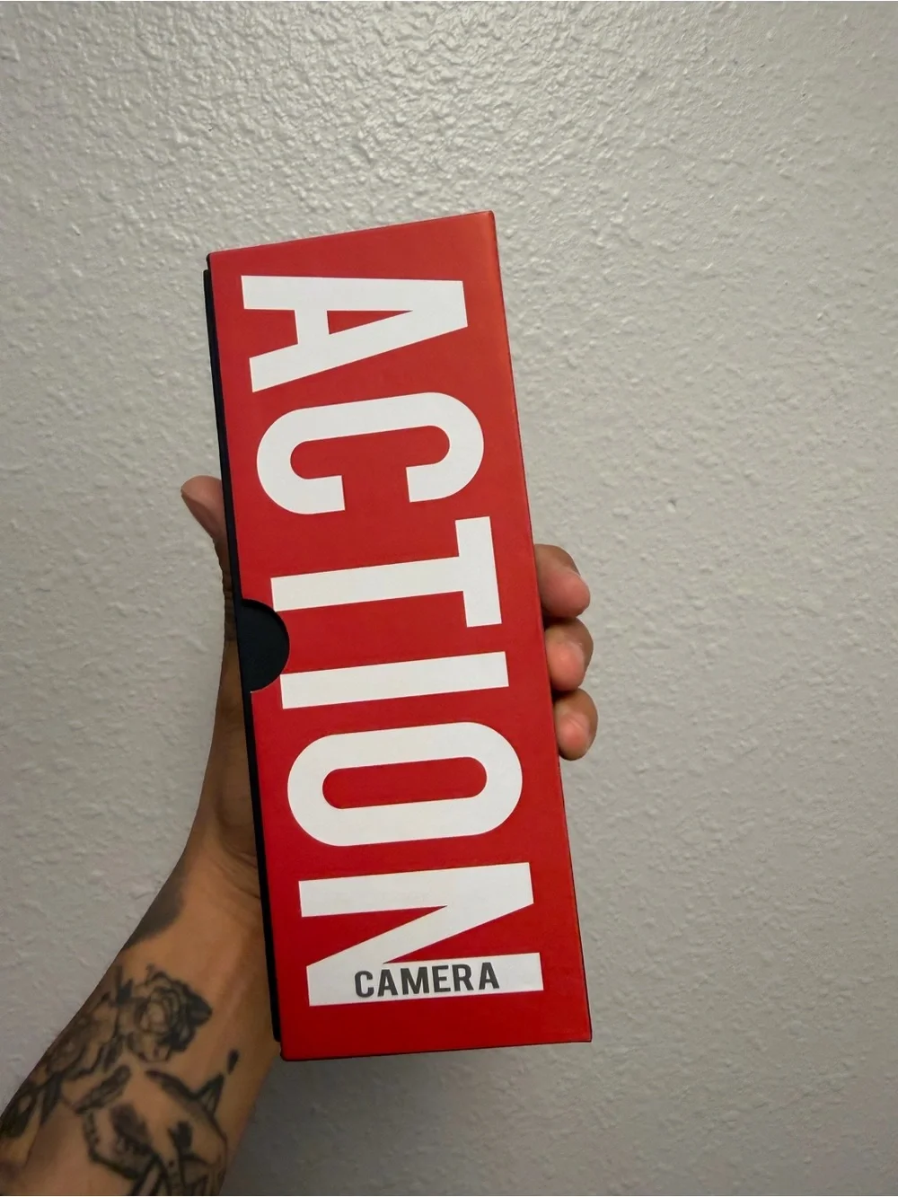 Action Camera with 130° Wide Angle - Black